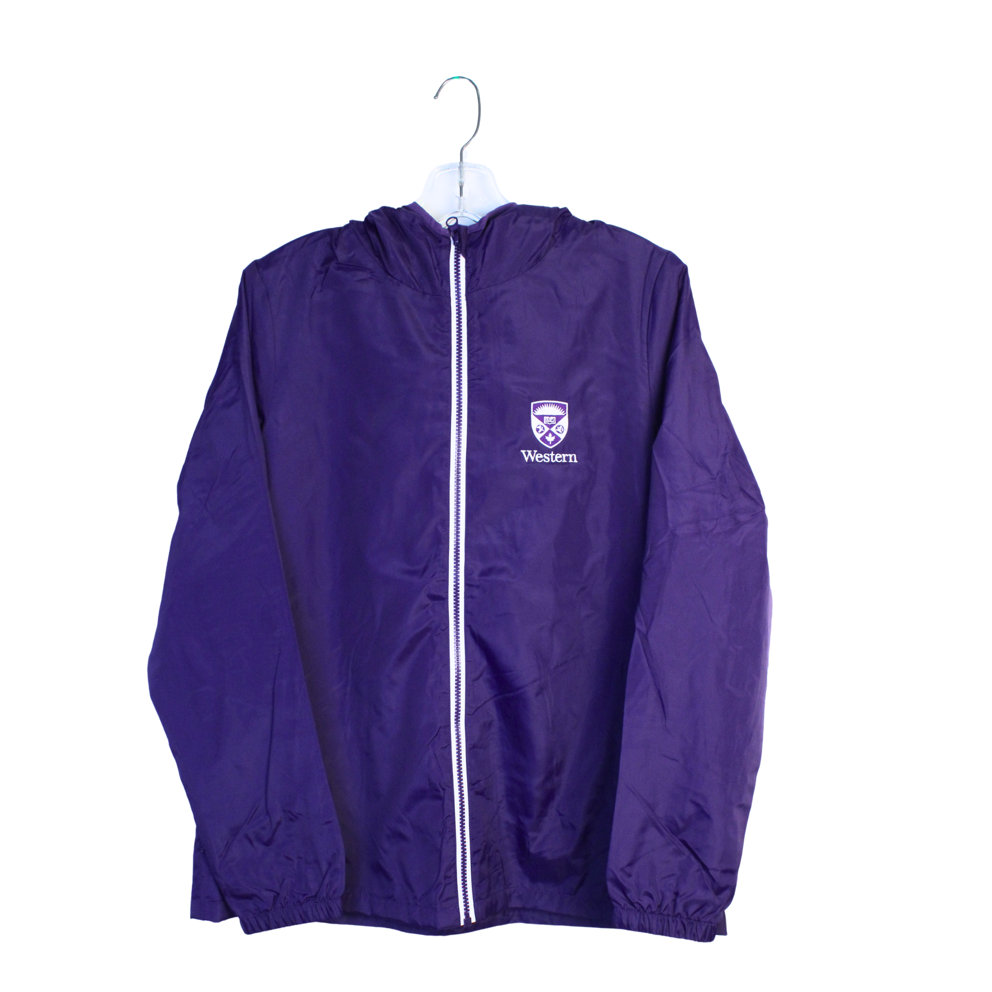 Purple jacket with the Western Crest logo embroidered on the left chest.