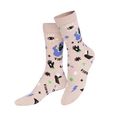 light pink virgo socks
