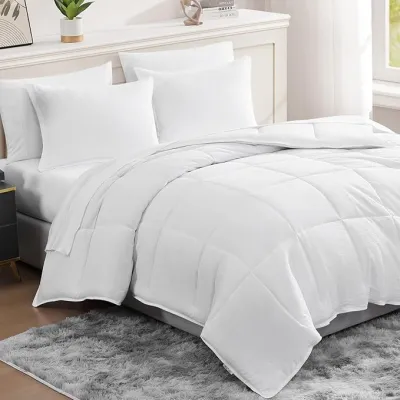 Twin XL Bed in Bag White