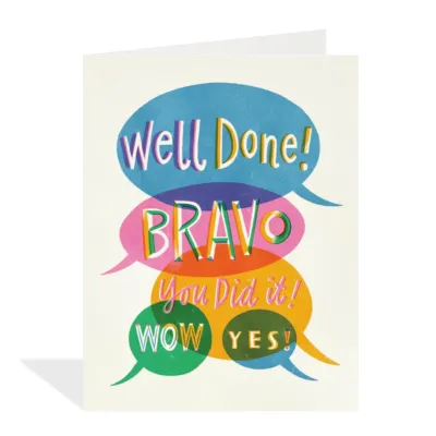 Well Done Greeting Card
