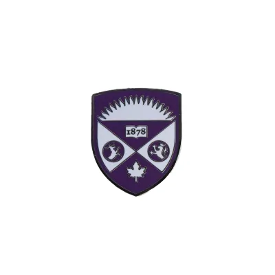 Western Crest enamel magnet pin.