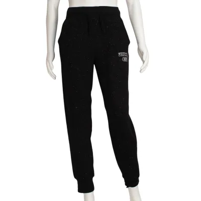 Black sweat pants with Western 1878 embroidered on the left leg.