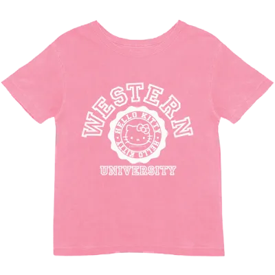 Hot Pink Hello Kitty School Rule Tee