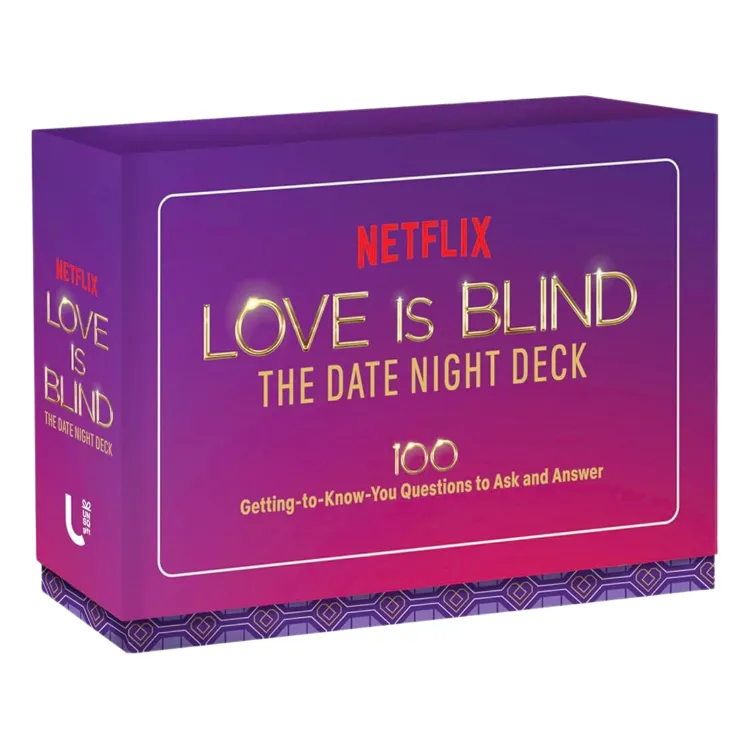 Love is Blind Date Night Card Deck Box.