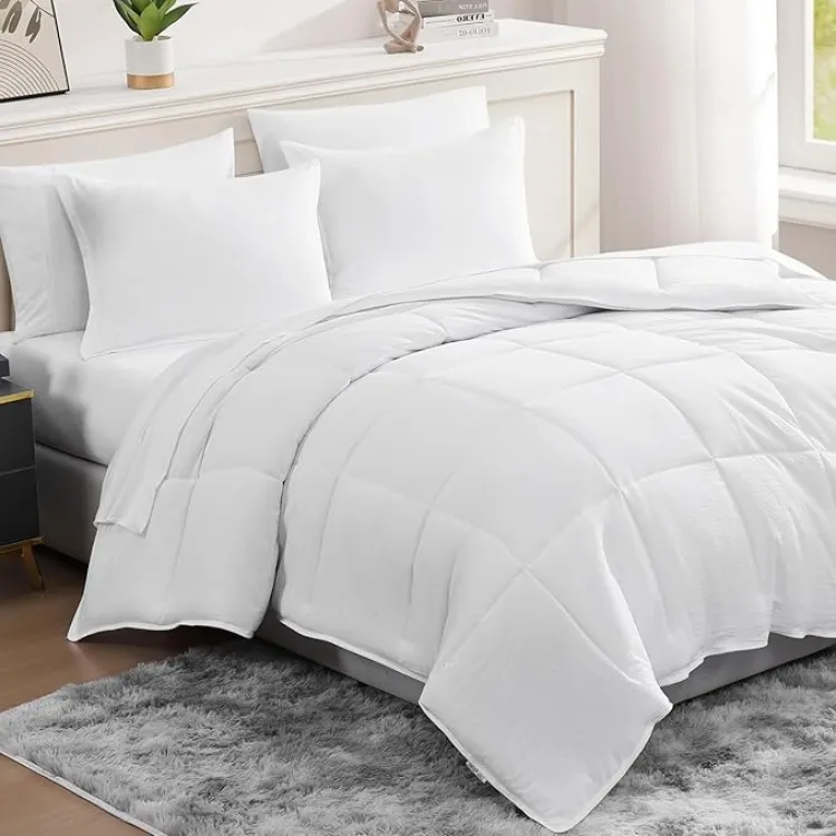 Twin XL Bed in Bag White