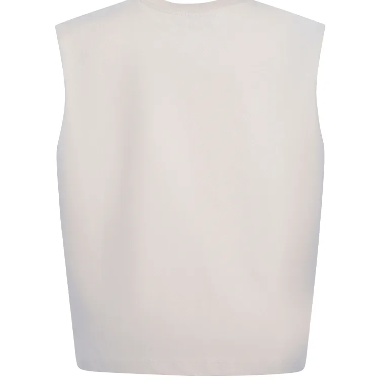 Vintage White Football Premium Tank