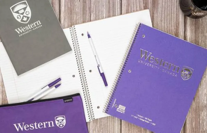 Western branded study supplies